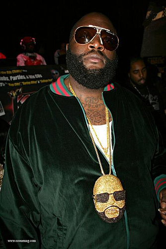 rick ross tattoos pics. rick ross shirtless