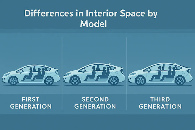 モデル別の車内空間の違いとは？プリウスの世代比較
