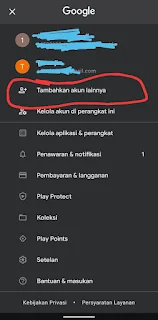 Menambahkan Email Lewat Play Store