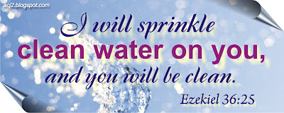 sprinkle clean water