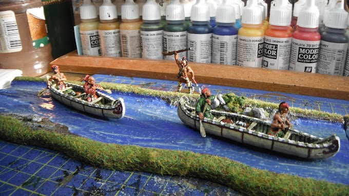Warlord Games Canoes completed!