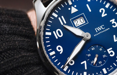  Replique Montre IWC Big Pilot's Edition Big Date 150 Ans Cadran Bleu