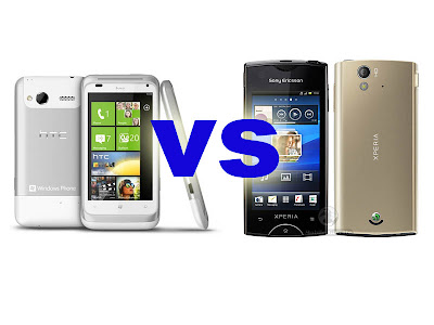 Smartphone Comparison: HTC Radar versus Sony Ericsson Xperia Ray