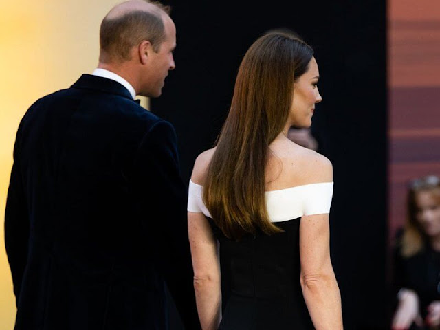 Kate Middleton wore a Roland Mouret dress with a bardot neckline, a favourite of sister-in-law Meghan Markle. Tom Cruise and Jennifer Connelly