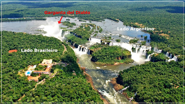 Cataratas do iguaçu, lado brasileiro e argentino