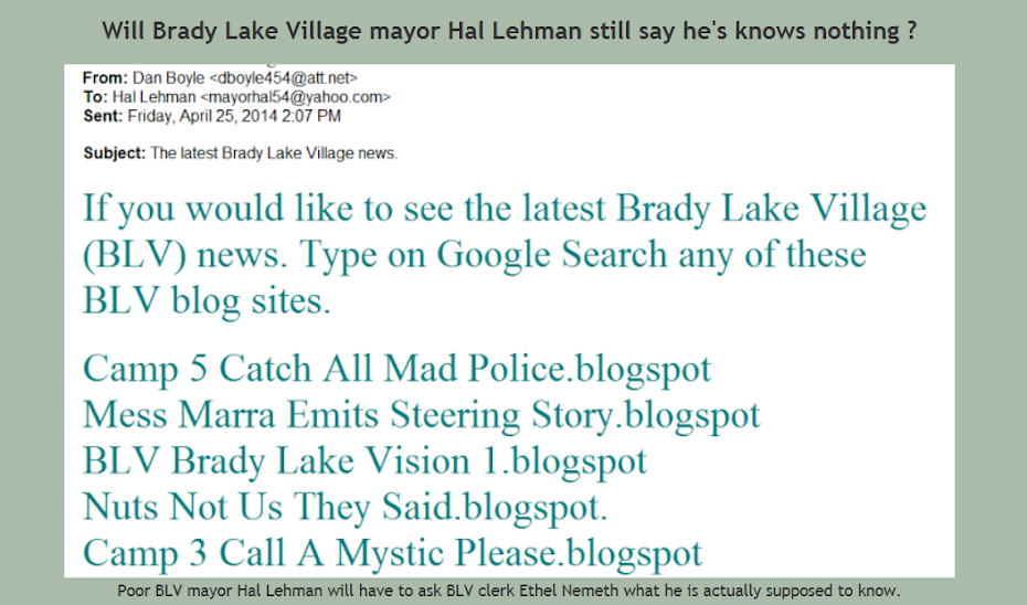 BLV mayor Hal Lehman is the reason BLV cops get away with so much shit.