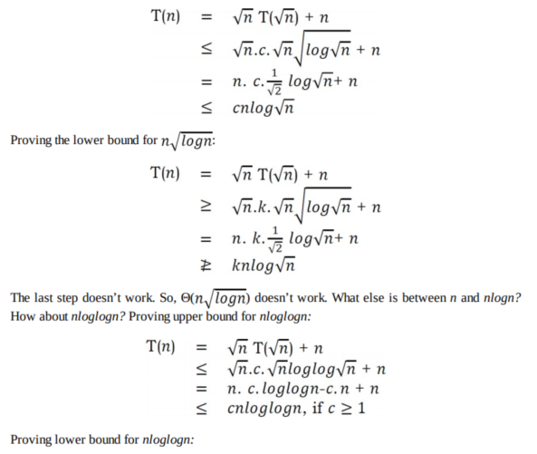 Master Theorem