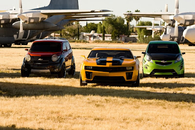 Bumblebee and the Twins at the Boneyard