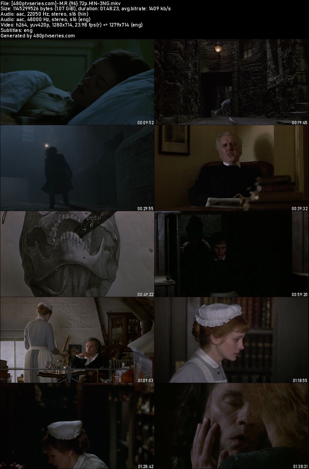 Watch Online Free Mary Reilly (1996) Full Hindi Dual Audio Movie Download 480p 720p BluRay