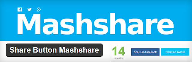 Mashable Like Toggle Sharing Widget for Blogger