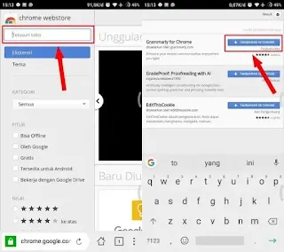 Cara memasang ekstensi Chrome di Android
