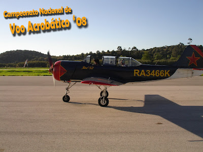 A beleza do Yak 52 no Campeonato Nacional de Voo Acrobático 2008