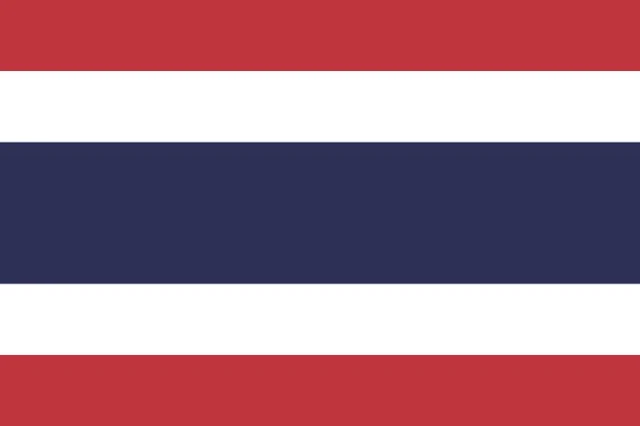 Gambar Bendera Thailand Sekarang