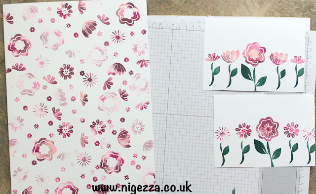 Stampin Up Nigezza Creates Baby Wipe Technique