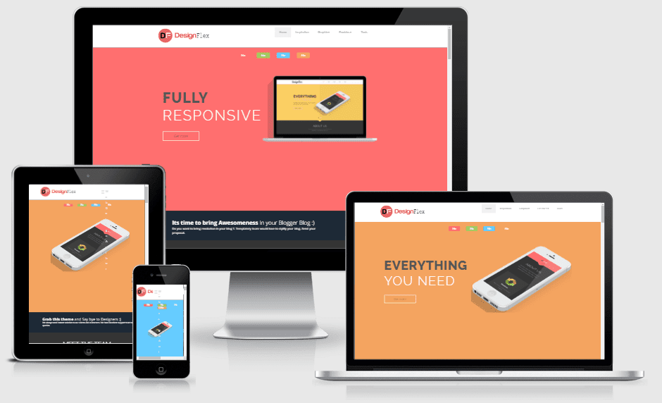 DesignFlex - Responsive Portfolio Blogger Template