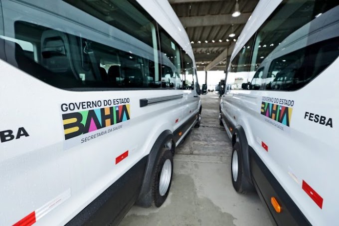 Governo entrega 150 novos veículos para a saúde dos municípios baianos