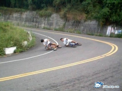 two kid with bmx at the highway