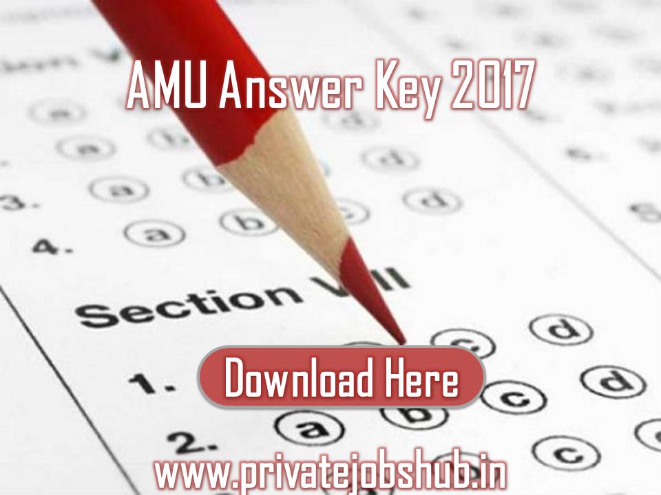 Amu Answer Key 2017 Download All Series A B C D