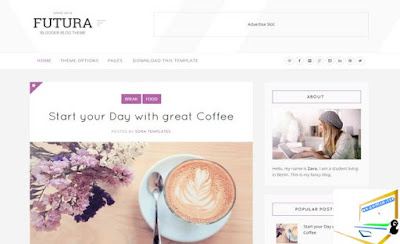 Futura Responsive Blogger Template | Download Free Futura Responsive Blogger Template