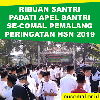 Apel Santri Comal Hari Santri Nasional 2019