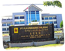 The office of PLN Wilayah Aceh plnaceh
