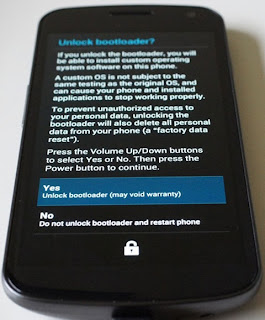 how to unlock bootloader galaxy nexus