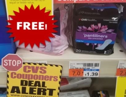 FREE CVS Health Thin Pantiliners Deal 2-28-3-6