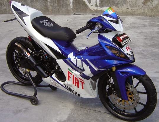 Foto gambar modifikasi yamaha jupiter mx 135 150 king 5 