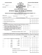 Original IRS Form 1040
