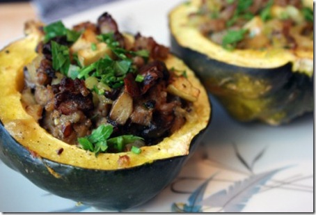 stuffed acorn squash