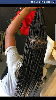 37 Unique Triangle Box Braids Hairstyles 2019 Funky For Black Women