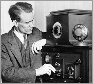 Philo Farnsworth: "Here you go: Electronic Television"