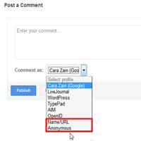 Berkomentar di blog orang lain adlah hal yang sangat berkhasiat alasannya ialah sanggup menanamkan link Trik Menambah Name/Url Dan Anonymous Di Komentar Blog