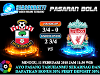 Seasonbet777- Prediksi Mania Southampton VS Liverpool 11 Februari 2018