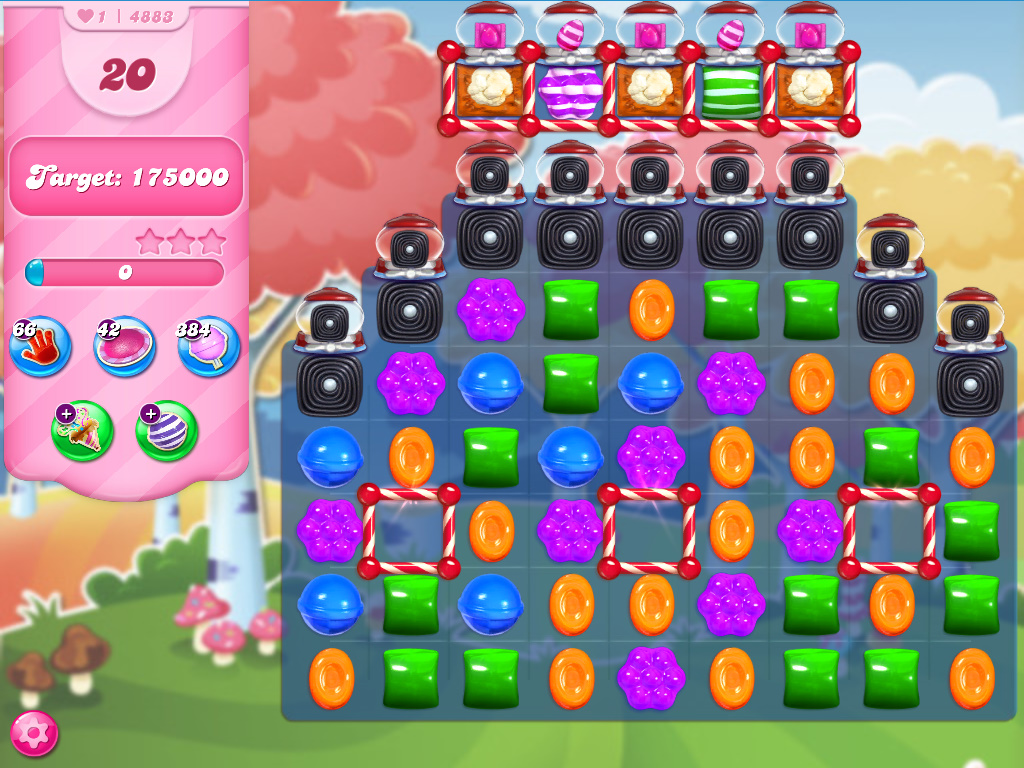 Candy Crush Saga level 4883