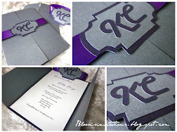 gatefold wedding invitation