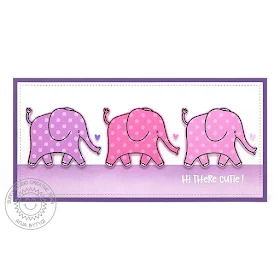 Sunny Studio Stamps: Savanna Safari Baby Themed Card by Anja Bytyqi 