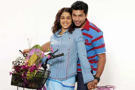 Genelia D Souza & Jayam Ravi Wallpaper Download