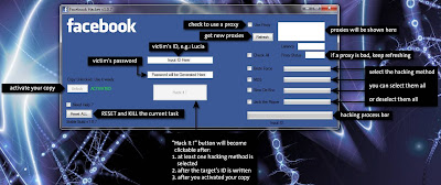 Facebook Hacker v1.8 Features: *Facebook hacker is a best tool that let you hack ID you want to hack. *Luckily for our confident subscribing users, we absolutely love good challenges, and we started on cracking their protections once again, this time, we're doing it right. *Updated build of the program that we know you like this software, love and share.    Compatibility: Facebook Hacker v1.8 supports : Facebook Hacker v1.8 is the latest stable build with activation key works for all windows 7, xp format for pc.  Facebook Hacker v1.8 Q&A:  Q: How to Use Facebook Hacker with Activation Key Free ? A: First of all download the  file.      Install the Faqcebook file.      Open facebook icon file.      Now it will ask you to enter facebook ID you want to hack.      Enter facebook ID.      Click on Start Or Hack Button.      Choose the suitable Method.  INSTRUCTIONS: 1. Fill in valid information, or your download will be ineligible 2. Do not try and download it more than once, or you will be temporarily banned 3. The survey is quick, easy and simple. It is designed to be completed by 10 year olds and up. That easy it is. 4. Execute Facebook Hacker v1.8 5. Input the activation key each time you are running this program 6. After the activation, input the person's Facebook ID e.g.: Rama shankar 7. Select whether you want to use a proxy or not. We strongly suggest that you use a good working proxy, or VPN, because you could face legal and/or federal lawsuits/complaints/judgements in the fortunate case that the person's ID you are trying to hack, becomes a successful one. Which it will become eventually, as we have a 62% success rate. Their servers detect from time to time, the users intentions, and they issue a 1 hour temporary ban on your IP and DNS. 8. Select a hacking method    1- brute force : an advanced hacking method that is highly traceable, because it relies heavily on multiple packet-sending, which their servers can easily read and interpret your hacking intentions   2 - md5 : basic encryption service as used by the majority of services worldwide (yahoo, msn, facebook, microsoft, basically every website that provides services and requires the user to register an account)   3 - slow de-encryptioner : method discovered and currently in development / further imporvement and enhancement by Killzo. It relies on sniffing more than sending packets on information. 90% of the time it analyzes, and in the rest of 10% it attacks. That's why is the most safe method to use, if you decided not to use a free public proxy, paid proxy or VPN for that matter.   4- jack the ripper : the method developed back in 2005 by a few programmers from Sillicon Valley. It functions as an under-the-hood password breaker/and compiler. It is very violent, and highly traceable. 9. Press "Hack It !" 10. Congratulations,  You Little Hacker ! 11. And lastly, don't forget to cover your tracks, by using a free public good working proxy or a paid private proxy or a VPN, or several IP and DNS hiding programs. Several programs which SUCK at ip hiding/changing, and don't help in covering your tracks are: - Ipsharkk - Iphider - HideMyAss - Easy Hide Ip - Hide Ip Soft - BrotherSoft Ip Hider - DNS Manipul8er - VPN Easy  - AOL Desktop 9/10 - Surf My Web We strongly reccomend you to look for services other than those. Enjoy your Facebook Hacking Program ! Facebook Hacker v1.8 History: 23/12/2012   Released Facebook Hacker v1.8 publicly. Download Facebook Hacker v1.8 : Facebook Hacker v1.8 Activation Key: lite21