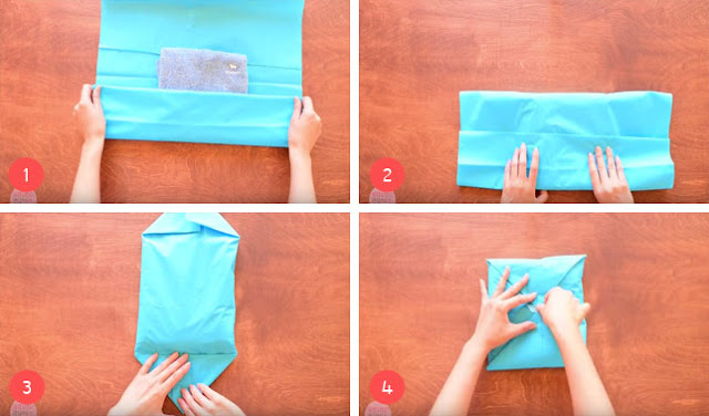 Cara Membungkus Kado Baju Tanpa Kotak