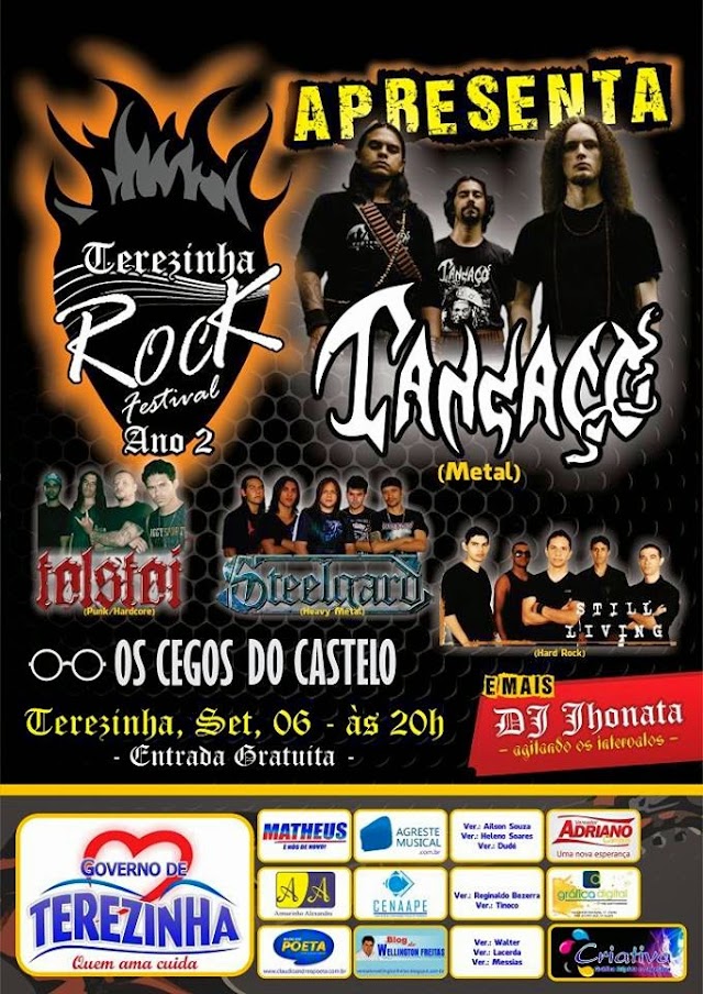 FESTIVAL DE ROCK EM TEREZINHA SERÁ EM SETEMBRO