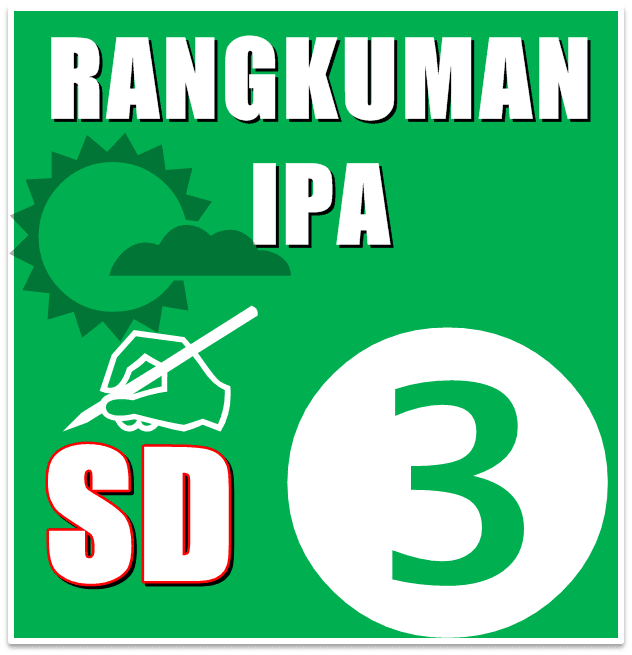 Rangkuman Materi  Pelajaran IPA  SD  MI Kelas  3 Semester 1 dan 2