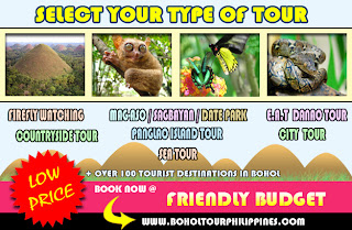 cheap package tour, lowest price tour, affordable rate tour, package tour bohol, panglao tour, countryside tour