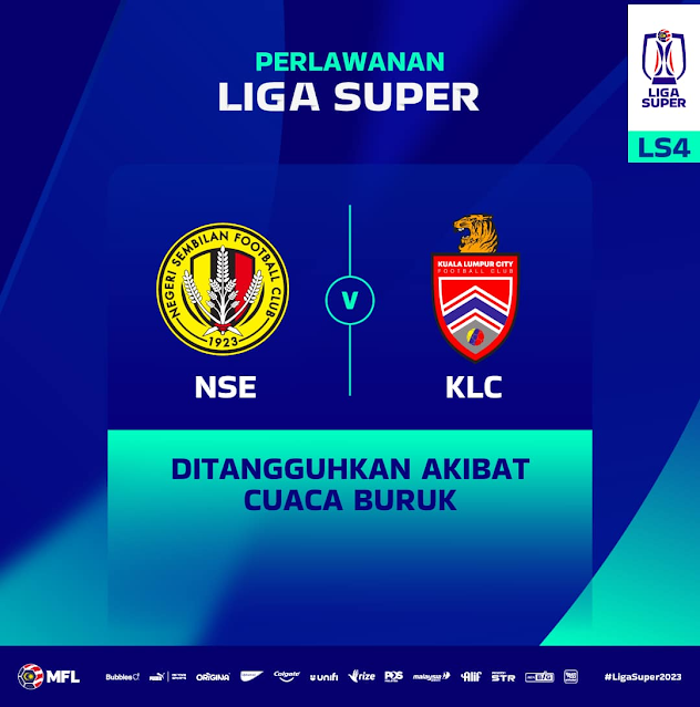 Perlawanan NSFC vs KL City DITUNDA