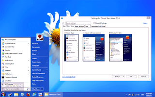 تحميل, برنامج, تغيير, قائمة, ستارت, Classic ,Shell, احدث, اصدار