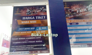 Harga Tiket Mobil Wara Wiri PRJ Jakarta Fair 2018