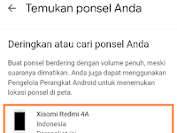 Cara Mencari Hp Yang Hilang Menggunakan Email