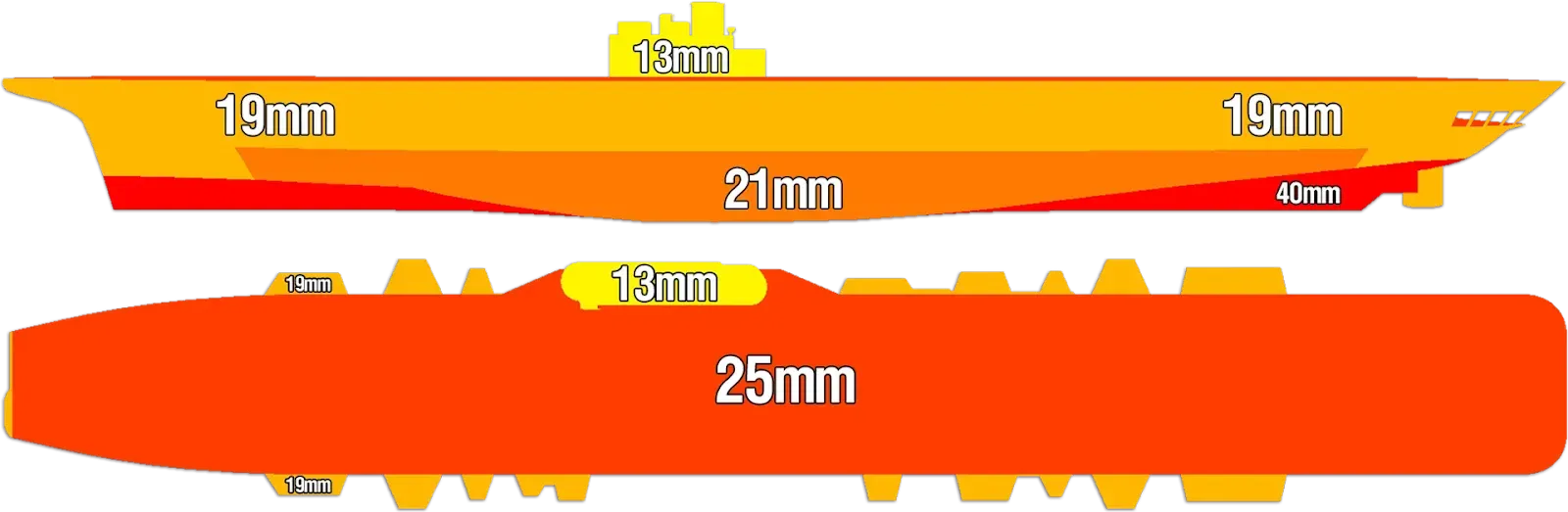hms theseus armor plating