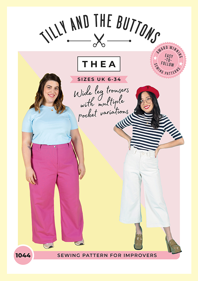 Thea trousers sewing pattern - Tilly and the Buttons