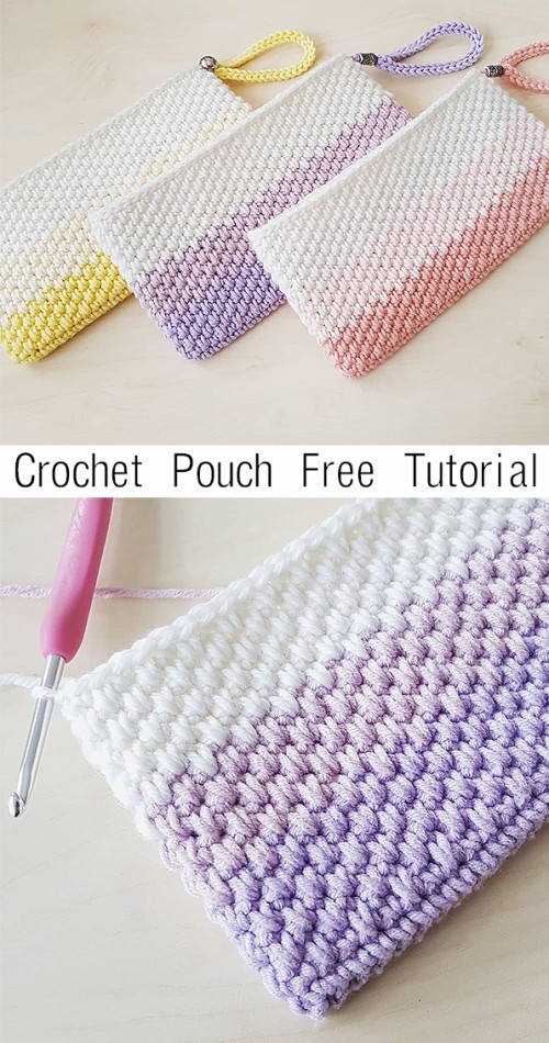 Crochet Pouch - Free Crochet Tutorial 